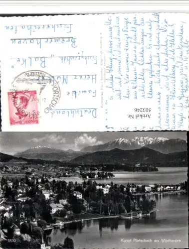 503246,Pörtschach am Wörthersee Teilansicht Bergkulisse