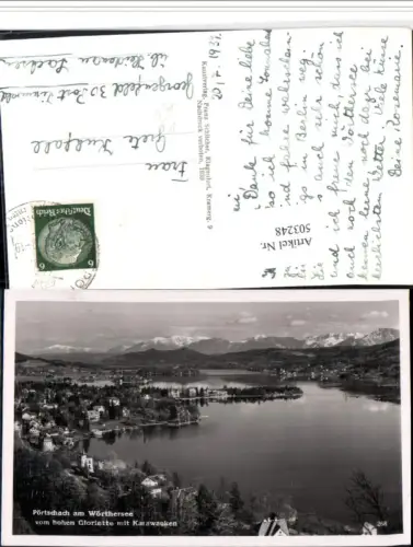 503248,Pörtschach am Wörthersee Totale Bergkulisse pub F. Schilcher 268