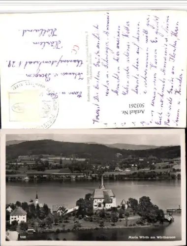 503261,Maria Wörth am Wörthersee Kirche pub F. Schilcher 1020