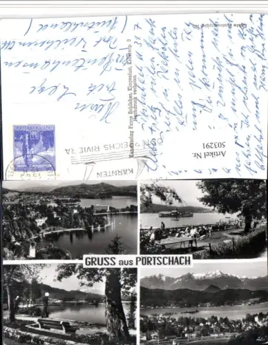 503291,Pörtschach am Wörthersee Totale Promenade Mehrbildkarte