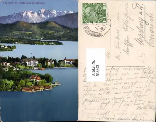538303,tolle AK Pörtschach am Wörthersee 1912