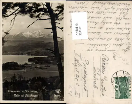 538317,Krumpendorf am Wörthersee