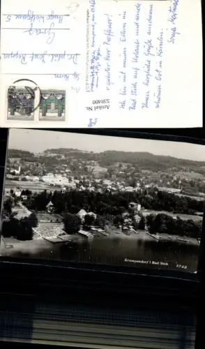 538400,Fliegeraufnahme Krumpendorf am Wörthersee Bad Stich