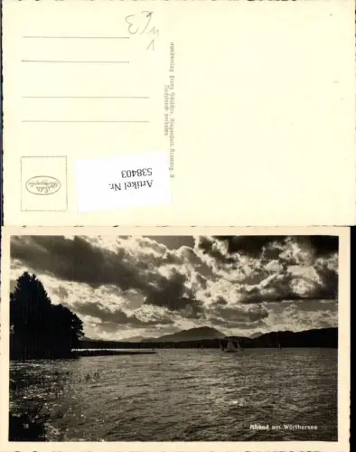 538403,Abend am Wörthersee Reifnitz Maria Wörth