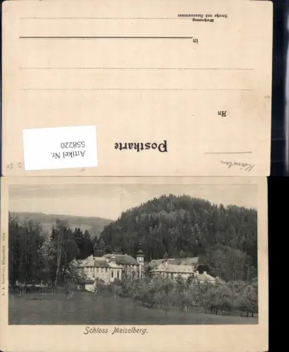 558220,tolle AK Schloss Meiselberg b. Maria Saal 1904 pub Berzaczy