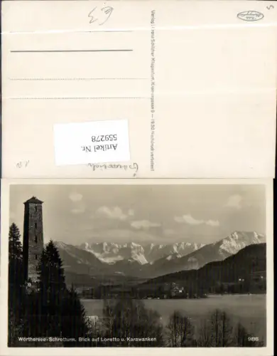 559278,Wörthersee Loretto Maria Wörth Schrotturm