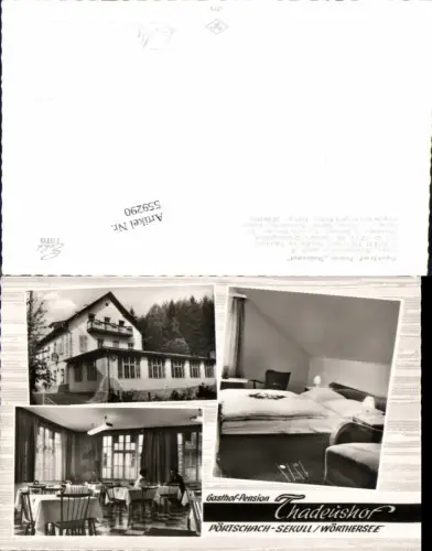 559290,Sekull Pörtschach am Wörthersee Gasthof Pension Thadenshof