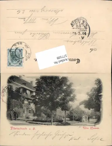 577109,Pörtschach am Wörthersee Villa Werzer Straßenansicht