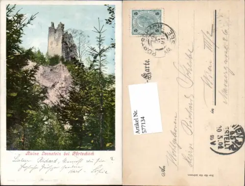577134,Ruine Leonstein bei Pörtschach am Wörthersee