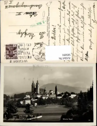 585091,Foto Ak Maria Saal Marienkirche Wallfahrtskirche