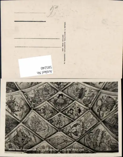 585240,Maria Saal Stammbaum Christi Deckenfresko Detailansicht