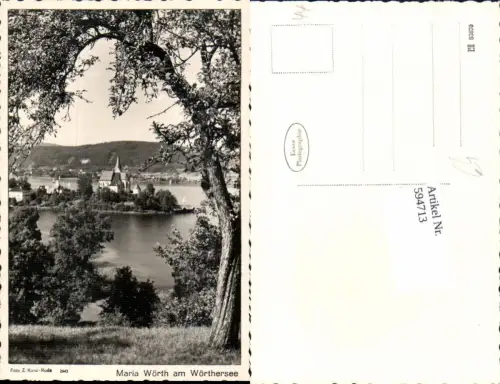 594713,Foto Ak Maria Wörth a. Wörthersee Kirche