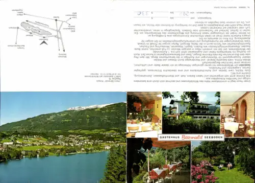 610043,Klapp-AK Seeboden am Millstättersee Gästehaus Bärwald