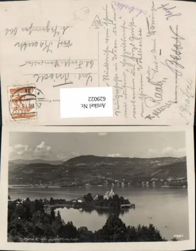 629022,Foto Ak Maria Wörth geg. Pörtschach