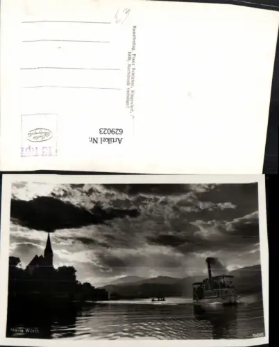 629023,Foto Ak Maria Wörth Schiff Dampfer