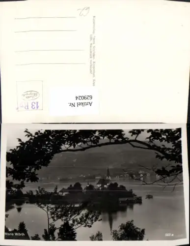629024,Foto Ak Maria Wörth Schiff Dampfer