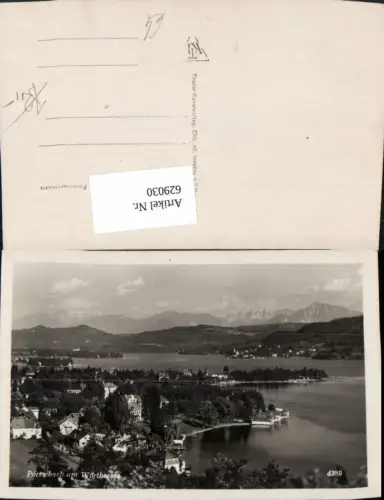 629030,Foto Ak Pörtschach am Wörthersee Ansicht