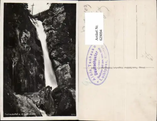 629094,Ferlach Tschaukofall a. d. Loiblstraße Wasserfall
