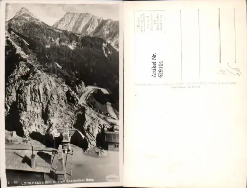 629101,Foto Ak Loiblpass m. Koschutta u. Baba b. Ferlach