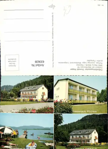 633639,Mehrbild Ak Maria Wörth Frühstückspension Oswald Happe