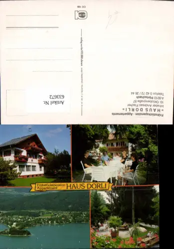 633672,Mehrbild Ak Pörtschach Frühstückspension Haus Dorli