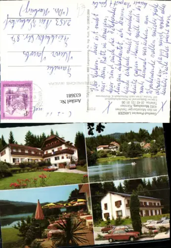 633681,Mehrbild Ak Moosburg Gasthof Pension Lanzer