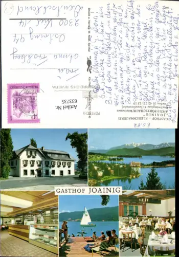 633735,Mehrbild Ak Pörtschach Wörthersee Gasthof Joainig