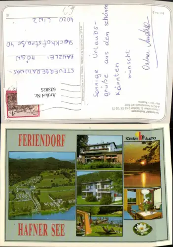 633825,Mehrbild Ak Feriendorf Hafnersee Keutschach a. See