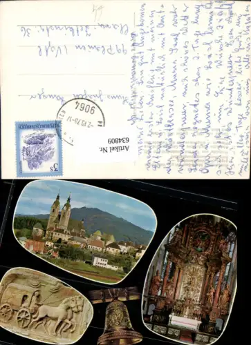 634809,Mehrbild Ak Maria Saal Wallfahrtskirche Glocke