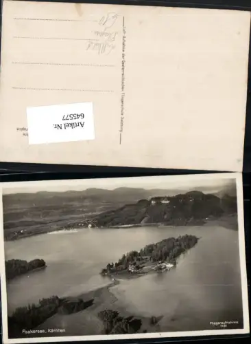 545577,tolle Fliegeraufnahme Faakersee Faak am See Luftbild