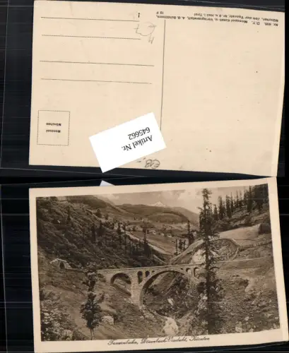 645662,Tauernbahn Brücke Dösenbach Viadukt Obervellach Mallnitz