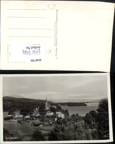 654744,Foto Ak Maria Wörth