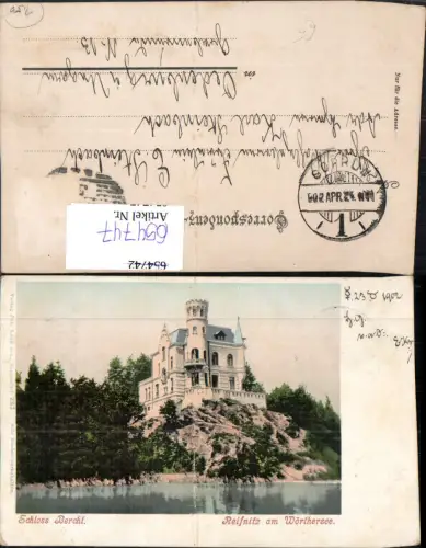 654747,Maria Wörth Reifnitz a. Wörthersee Schloss Bercht Schloss Reifnitz