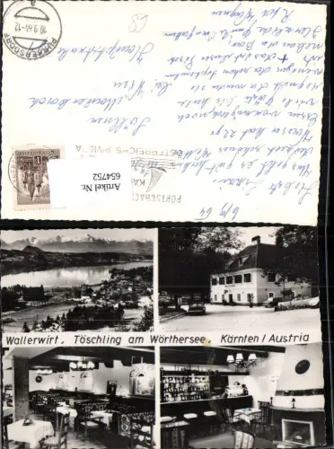 654752,Mehrbild Ak Wallerwirt Töschling a. Wörthersee Techelsberg am Wörther See