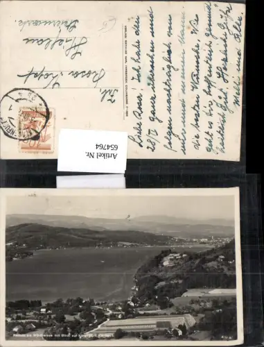 654764,Maria Wörth Reifnitz a. Wörthersee m. Blick auf Klagenfurt
