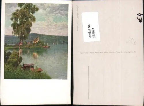654923,Künstler Ak K. M. Schuster Maria Wörth
