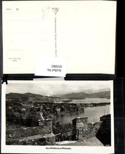 655083,Foto Ak Pörtschach a. Wörthersee