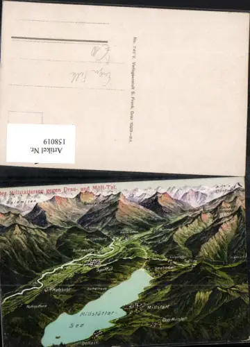 660596,Künstler AK Eugen Felle Millstatt Millstättersee Seeboden Molzbichl Spittal Dellach