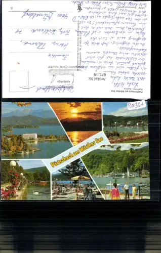 671119,Mehrbild Ak Pörtschach am Wörthersee