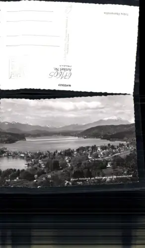 671605,Foto Ak Pörtschach a. Wörthersee v. Karawankenblick