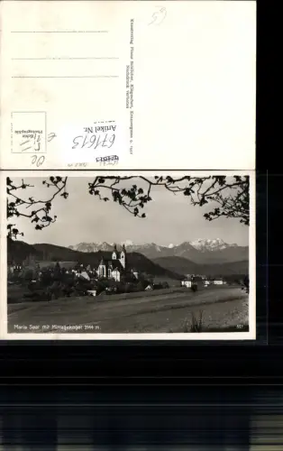 671613,Foto Ak Maria Saal mit Mittagskogel