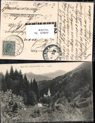 701230 Neu St. Leonhard am Loibl Ferlach Loibltal