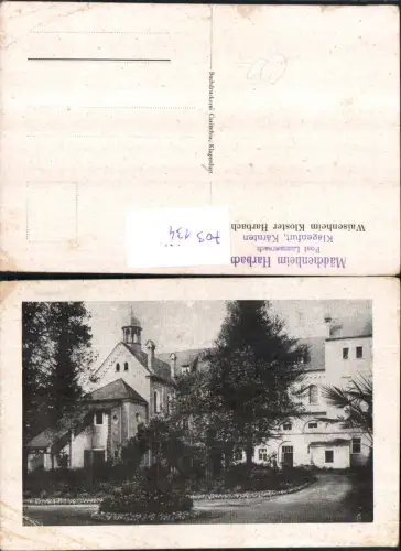 703134 Mädchenheim Harbach Limmersach Waisenheim b. Klagenfurt