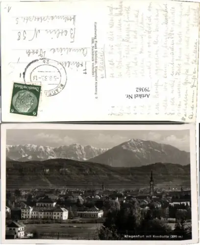 79362,Klagenfurt m. Koschutta pub Schilcher 2600