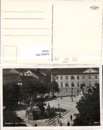 79367,Klagenfurt Neuer Platz Lindwurm pub Schilcher 934