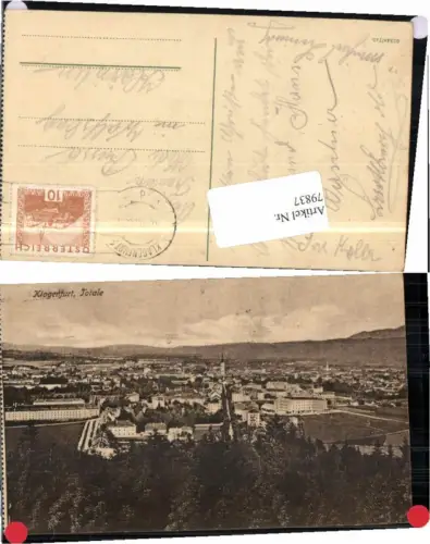 79837,Klagenfurt Totale um 1925