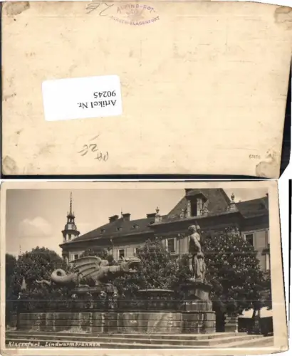 90245,Klagenfurt Lindwurm Denkmal 1930