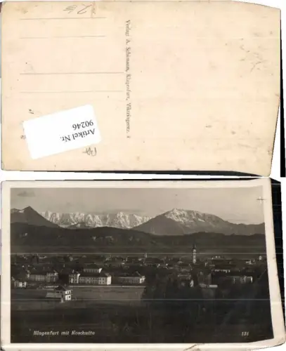 90246,Klagenfurt m. Koschutta 1925