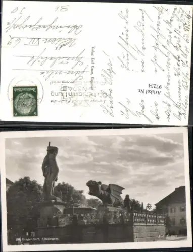 97234,Klagenfurt Lindwurm Denkmal pub Klauer Nr 106