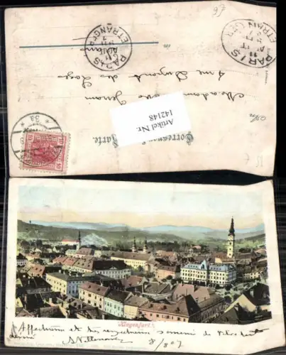 142148,Klagenfurt Totale 1907